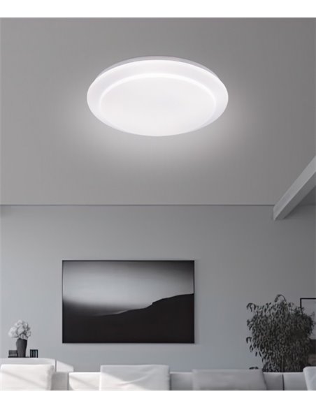 Nuno ceiling light - AJP - Minimalist white lamp, 4 sizes