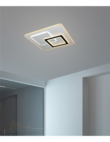 Loria minimalist ceiling light - AJP - Square LED lamp