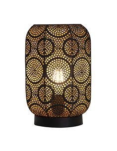 Bisbe table lamp - AJP - Oriental design, black gold finish 2