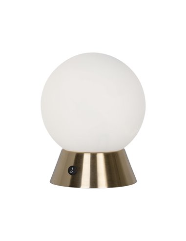 Ben table lamp - AJP - Minimalist design, golden ball lamp