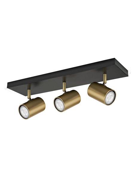 Paros strip ceiling light - AJP - Lamp with 3 directional lights