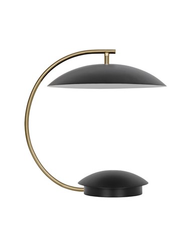 Nanda table lamp - AJP - Decorative design, black and gold finish