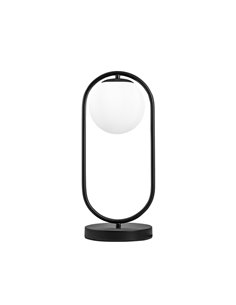 Eliot table lamp - AJP - Modern ball design, black finish 2