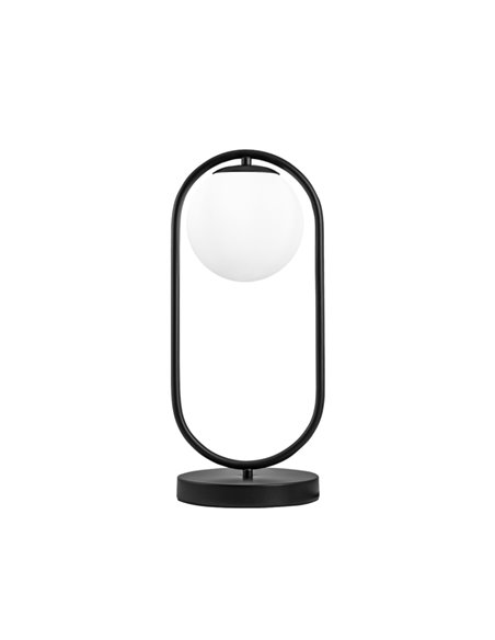 Eliot table lamp - AJP - Modern ball design, black finish