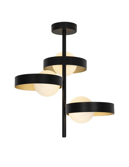 Arianna pendant light - AJP - 3 lights, black finish