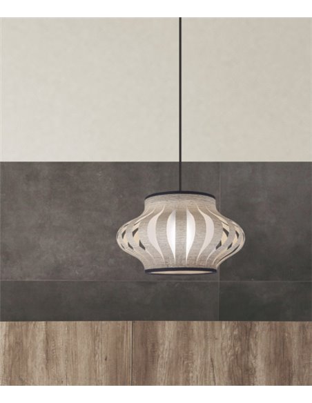 Jana pendant light - AJP - Modern lamp with fabric lampshade