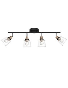 Indigo ceiling light strip - AJP - Modern design with 4 adjustable spotlights 2