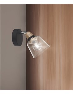 Indigo wall light - AJP - Glass orientable lampshade