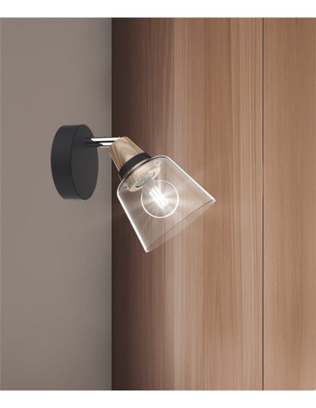 Indigo wall light - AJP - Glass orientable lampshade