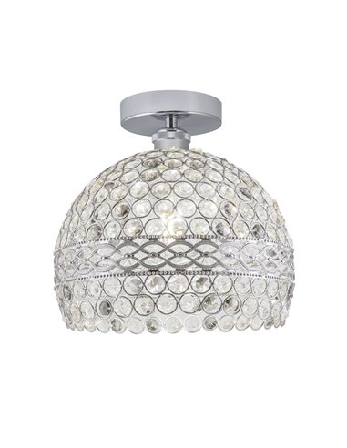 Airana ceiling light - AJP - Glass lamp, chrome finish