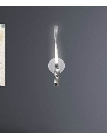 Mar wall light - AJP - Minimalist LED lamp, chrome finish