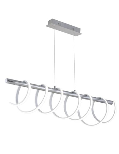 Moeb pendant light - AJP - Elegant design in chrome, LED lamp