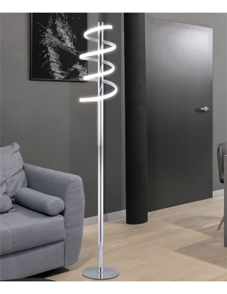 Moeb floor lamp - AJP - Minimalist chrome design