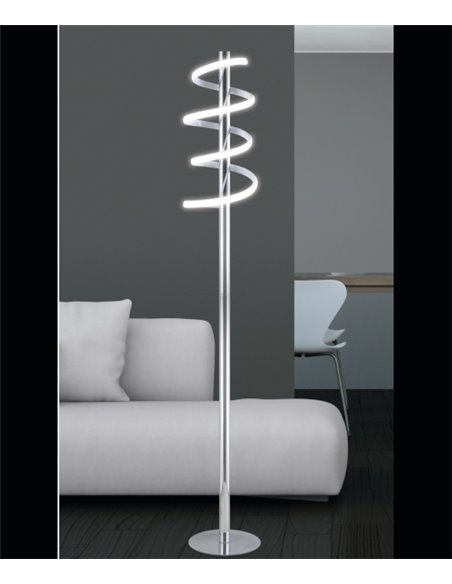 Moeb floor lamp - AJP - Minimalist chrome design