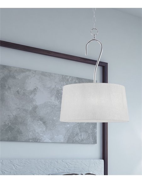 Natalie pendant light - AJP - Elegant design with fabric lampshade