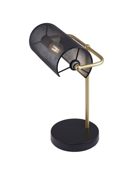 Buffete table lamp - AJP - Black and gold vintage lamp