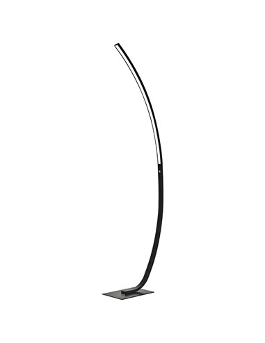 Apollo floor lamp - AJP - Minimalist LED lamp, curved design, 2 shades