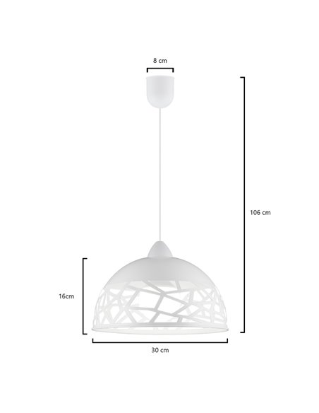 Pang pendant light - AJP - Modern pendant light in black or white 