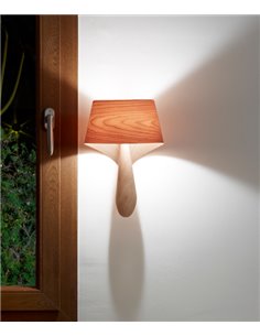 Aplique de pared de madera natural en 11 colores - Air - LZF
