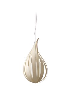 Lámpara de suspensión de madera natural en 11 colores y 2 tamaños - Raindrop - LZF 2
