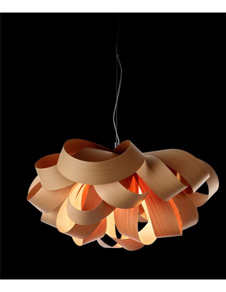 Lámpara de techo de madera natural en 11 colores y 3 tamaños - Agatha - LZF