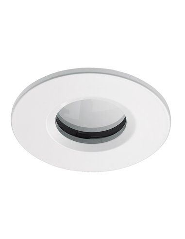 White finished steel recessed light Ø 9 cm IP 65 – Palma Indeluz – Novolux