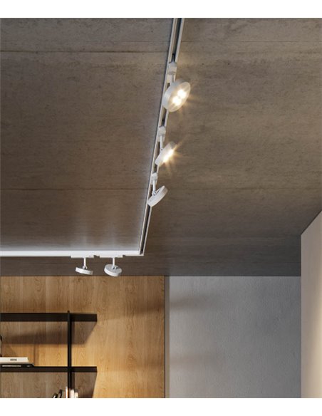 Cookie three-phase track spotlight - Beneito & Faure - Dimmable LED lamp