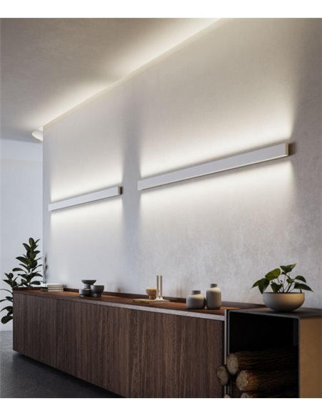 Evo Dual wall light - Beneito & Faure - LED horizontal lamp