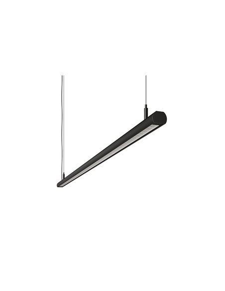 Evo R pendant light - Beneito & Faure - Horizontal design available in black or white