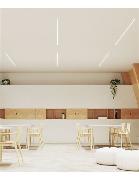 Evo E recessed light - Beneito & Faure - Linear lamp in various sizes