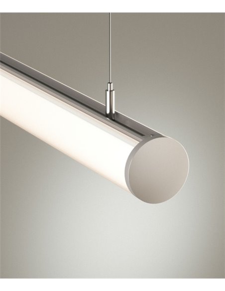 Tubi pendant light - Beneito & Faure - Horizontal LED office lamp