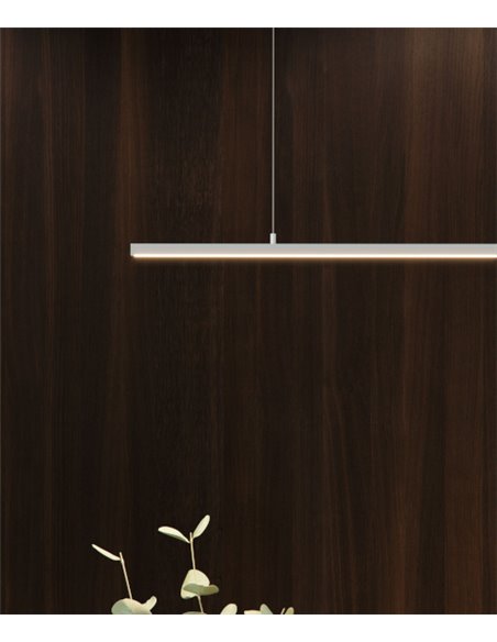 Nyneto pendant light - Beneito & Faure - Linear office lamp, LED dimmable