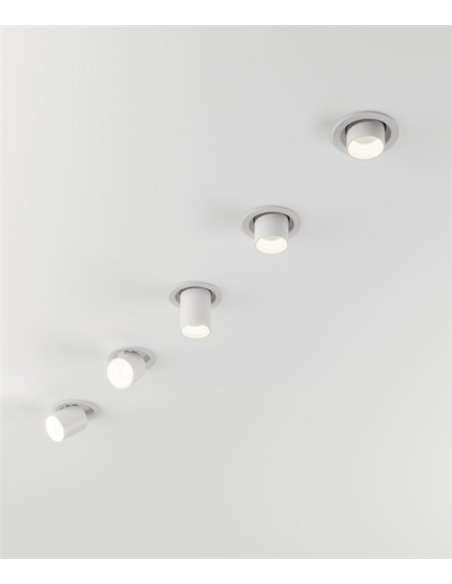 Oxo recessed spotlight - Beneito & Faurse - Adjustable round LED spotlight