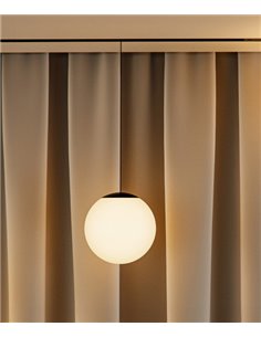 Sphere 48V magnetic rail pendant light - Beneito & Faure - Spherical LED lamp