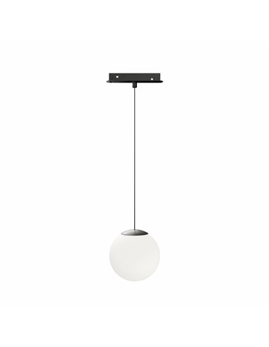 Sphere 48V magnetic rail pendant light - Beneito & Faure - Spherical LED lamp