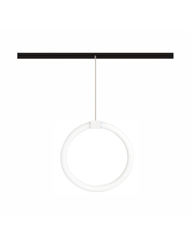 Fine magnetic rail pendant light - Beneito & Faure - Circular LED lamp