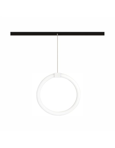 Fine magnetic rail pendant light - Beneito & Faure - Circular LED lamp