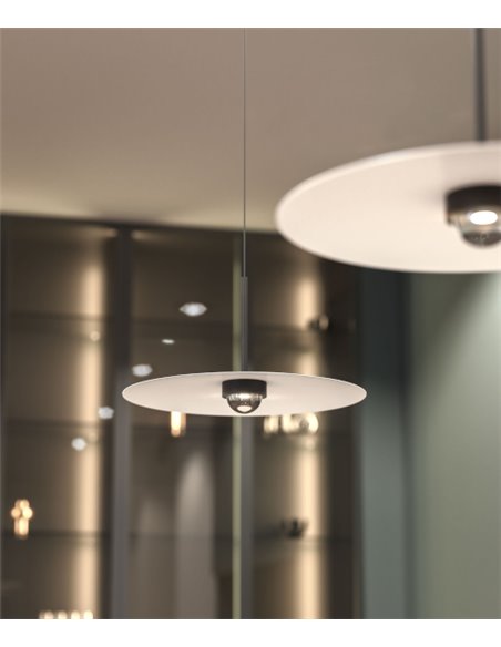 Hat R pendant light - Beneito & Faure - LED recessed light with adjustable height