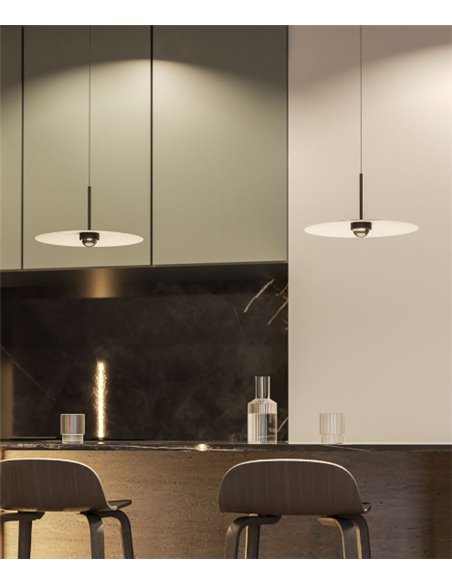 Hat R pendant light - Beneito & Faure - LED recessed light with adjustable height