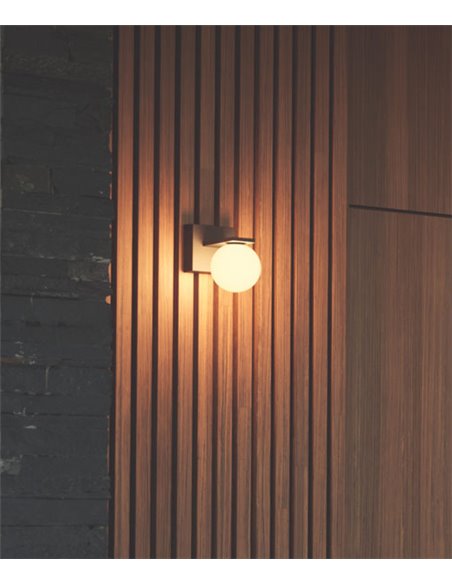 Sphere outdoor wall light - Beneito & Faure - Spherical lamp IP54