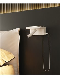 Beam wall light - Beneito & Faure - Directional spotlight with USB-C