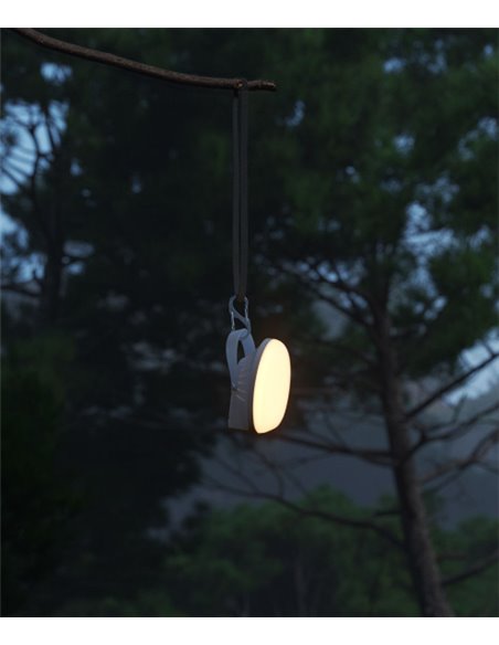 Madi portable lamp - Beneito & Faure - White outdoor lamp