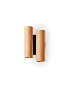 Aplique de pared LED regulable con pantalla doble – Black Note – Lzf 2