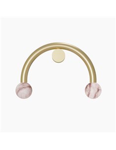 Rigoberta Direct Curved wall light - Robin - Minimalist ball light, Available in black or white 2
