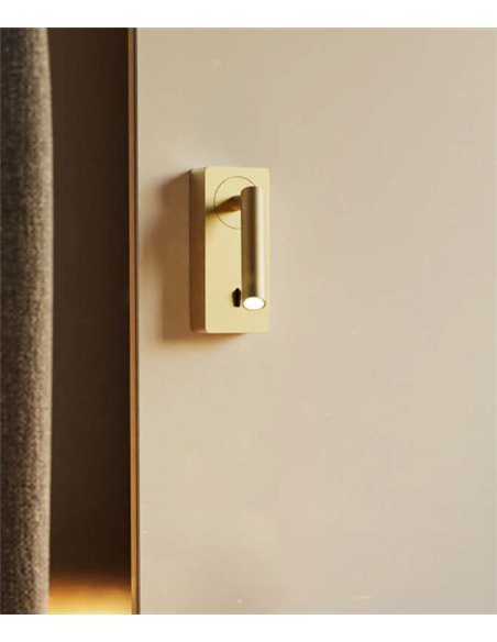 Colo wall light - FORLIGHT - Reading light in white or black, LED 3000K 184 lm