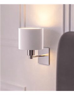 Lyon wall light - FORLIGHT - Headboard light, Textile lampshade