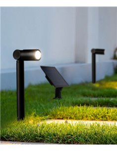 Lis solar outdoor beacon lamp - FORLIGHT - Black light, LED 3000K IP44