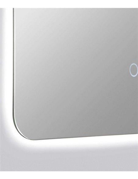 Lizz illuminated mirror - FORLIGHT - Rectangular touch-sensitive mirror, LED 4000K