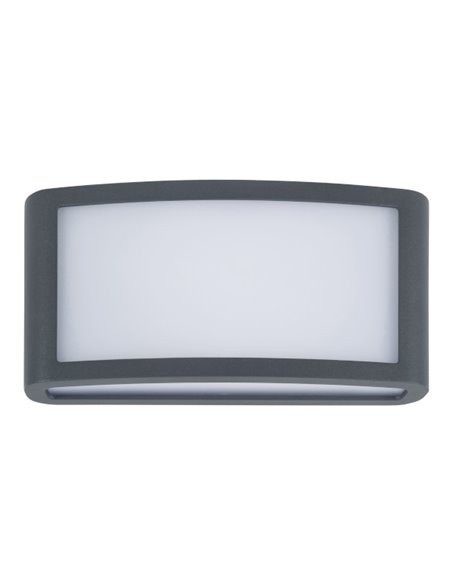 Zenitha outdoor wall light - FORLIGHT - LED lamp, black finish