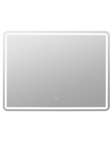Zico illuminated mirror - FORLIGHT - Rectangular LED touchscreen mirror, 60x80 cm